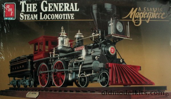 ATM 1/25 The General 4-4-0 American Standard Steam Locomotive, 8124 plastic model kit